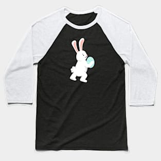 White Bunny Rabbit Baseball T-Shirt